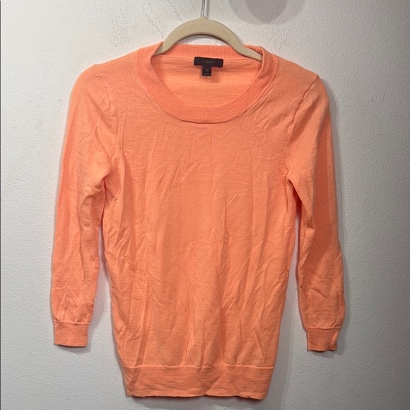 (R)J. Crew Off-the-Shoulder Sweater in Peach - Picture 2 of 13
